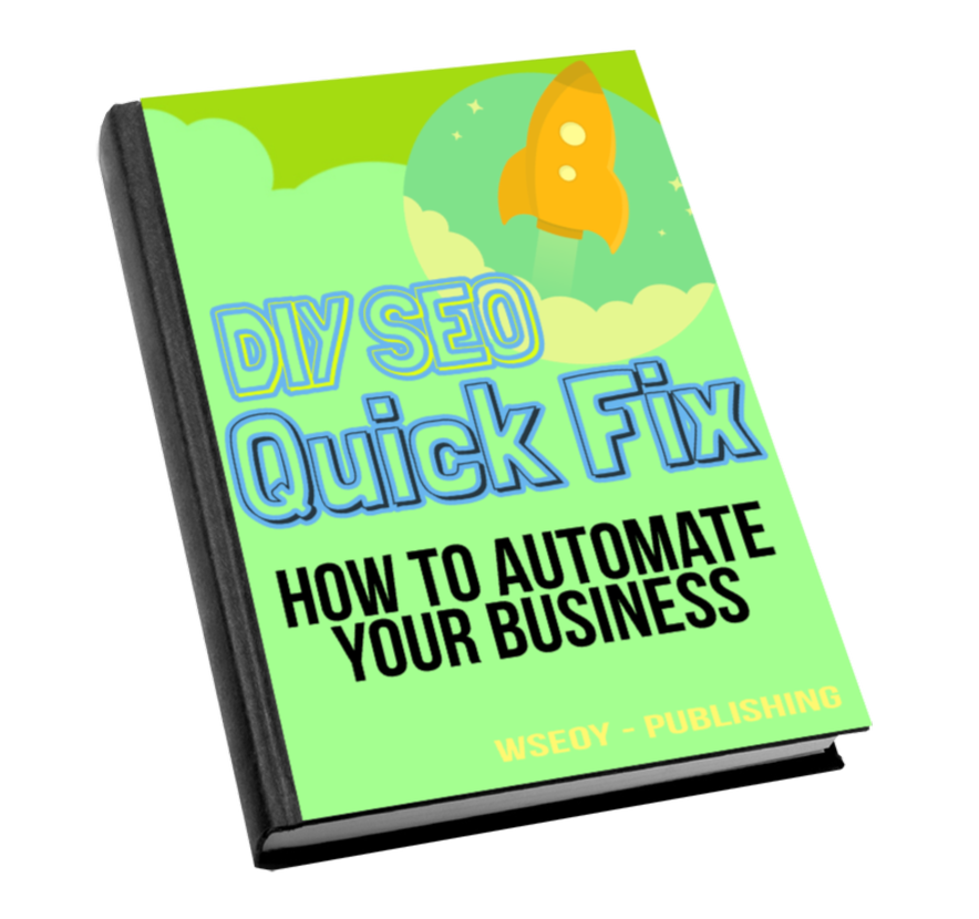 DIY SEO quick Fix ebook cover